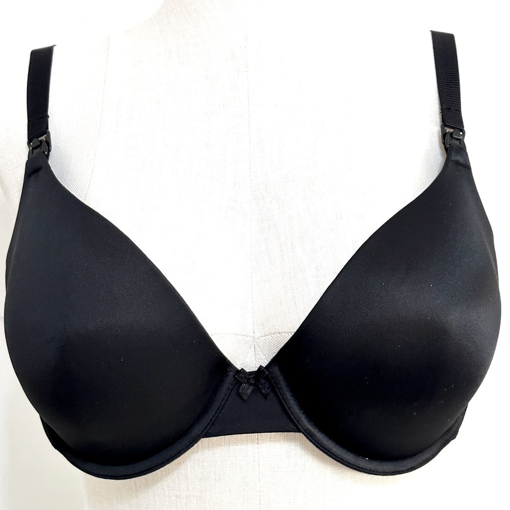 Motherhood Intimates Nursing Bra 38DD Black Maternity